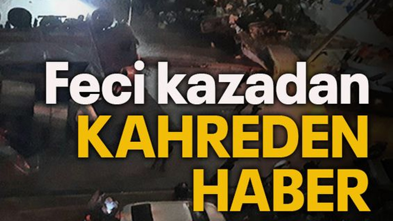 Feci kazadan kahreden haber